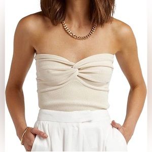 Womens Strapless Crop Top